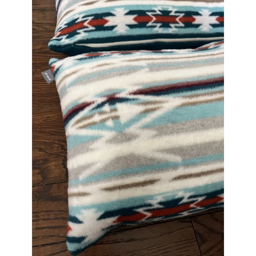 PAD The Alpine Chalet Set Of 2 Throw Pillows 24x12 Inch Brand New